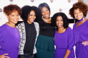 LtoR: Me, Curly Nikki, Ursula Stephen, Briana, Carla