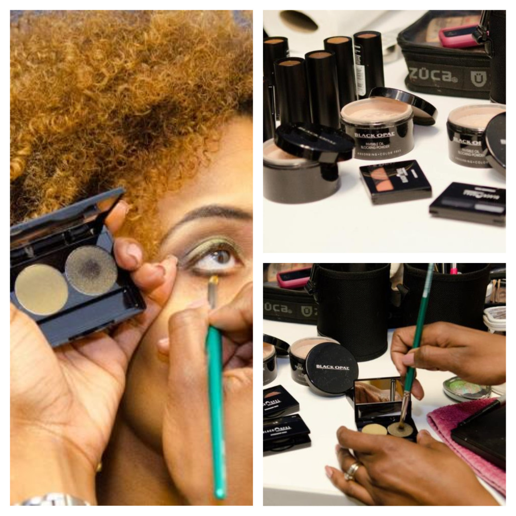 Black Opal sponsored all of the makeup for fashion show.