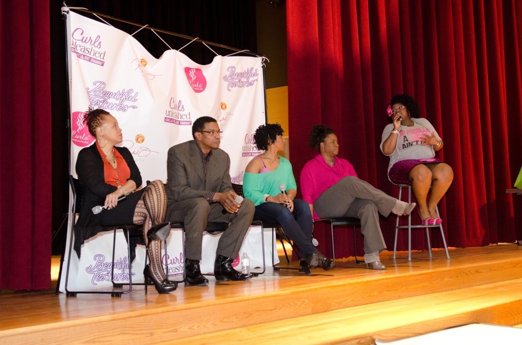 Wellness Panel Members L to R: Yanni Brown, Dr. Elton Tinsley, LaQuesha McClain, Felicia Houston