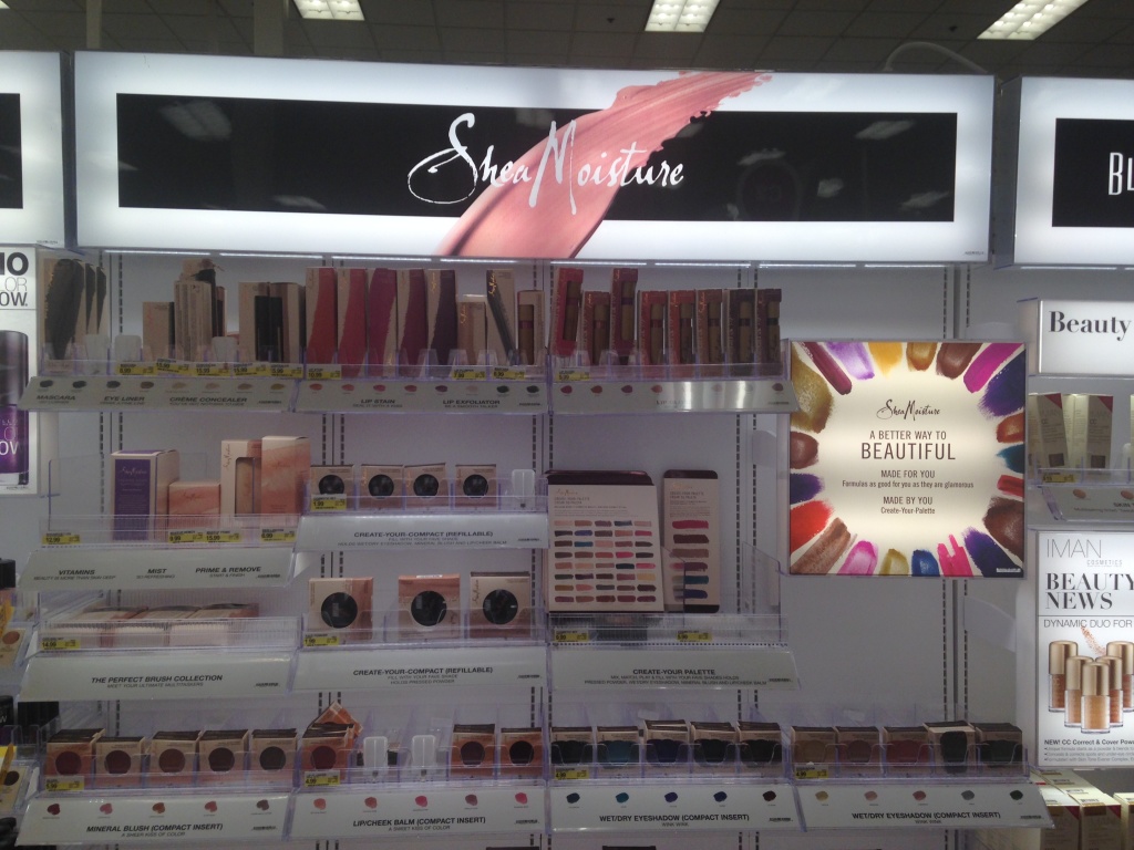 Shea Moisture Cosmetics is available at Target.