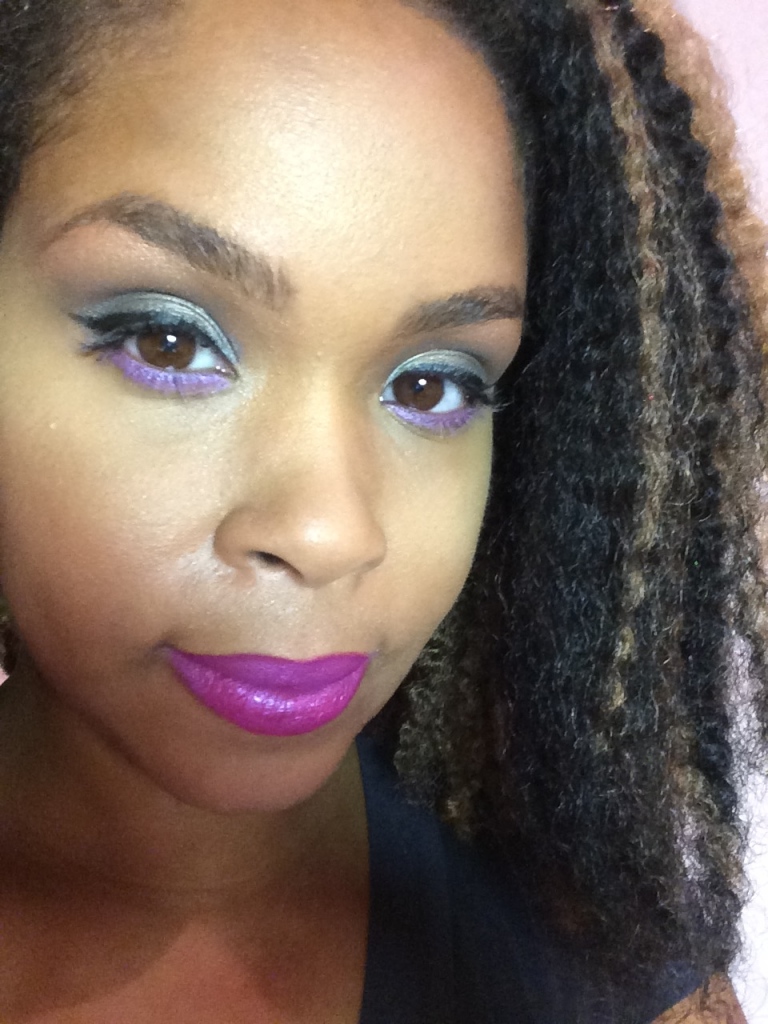 This purple eyeshadow is giving me life!!!